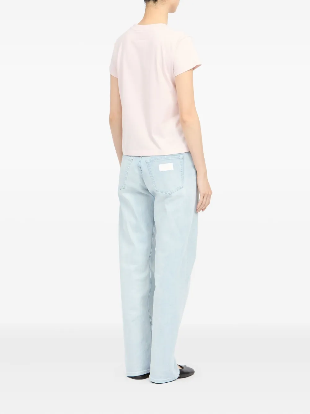 MM6 Maison Margiela T-shirt met ronde hals Roze