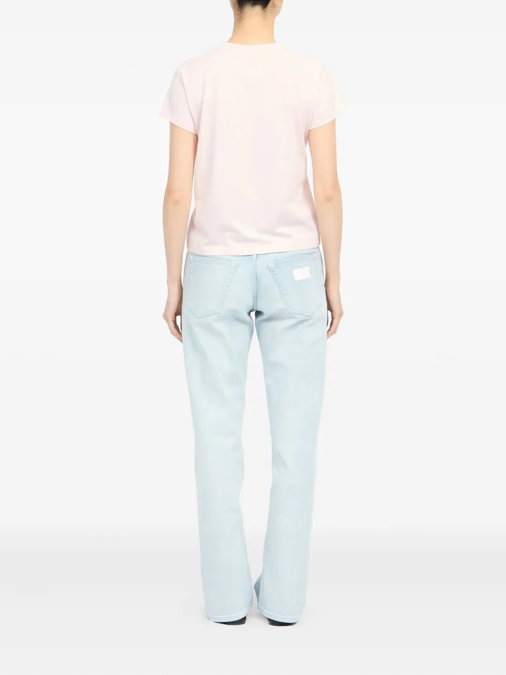 MM6 Maison Margiela T-shirt met ronde hals Roze