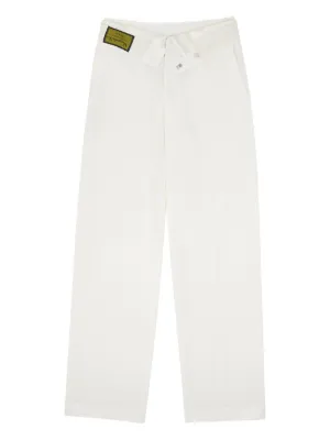 MM6 Maison Margiela プリーツ ワイドパンツ | ニュートラル | FARFETCH JP