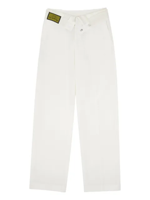 MM6 Maison Margiela asymmetric-fastening tailored trousers
