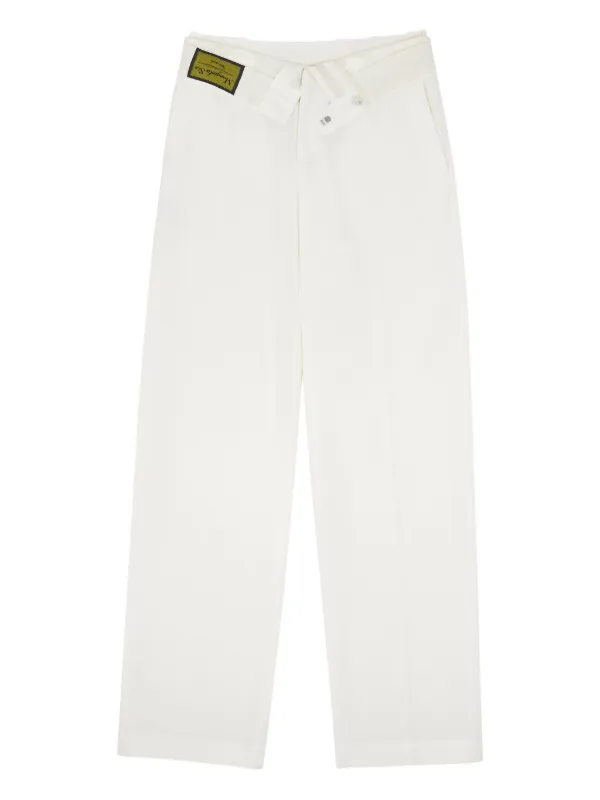 MM6 MaisonMargiela 24ss テーラードパンツ MM6 Maison Margiela テーラードパンツ | ホワイト | FARFETCH JP