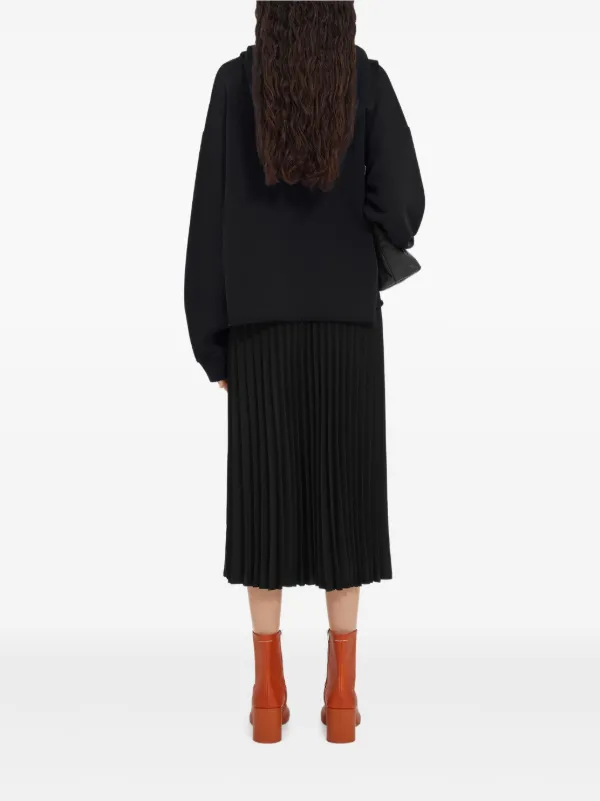 MM6 Maison Margiela カットオフエッジ パーカー | ブラック | FARFETCH JP
