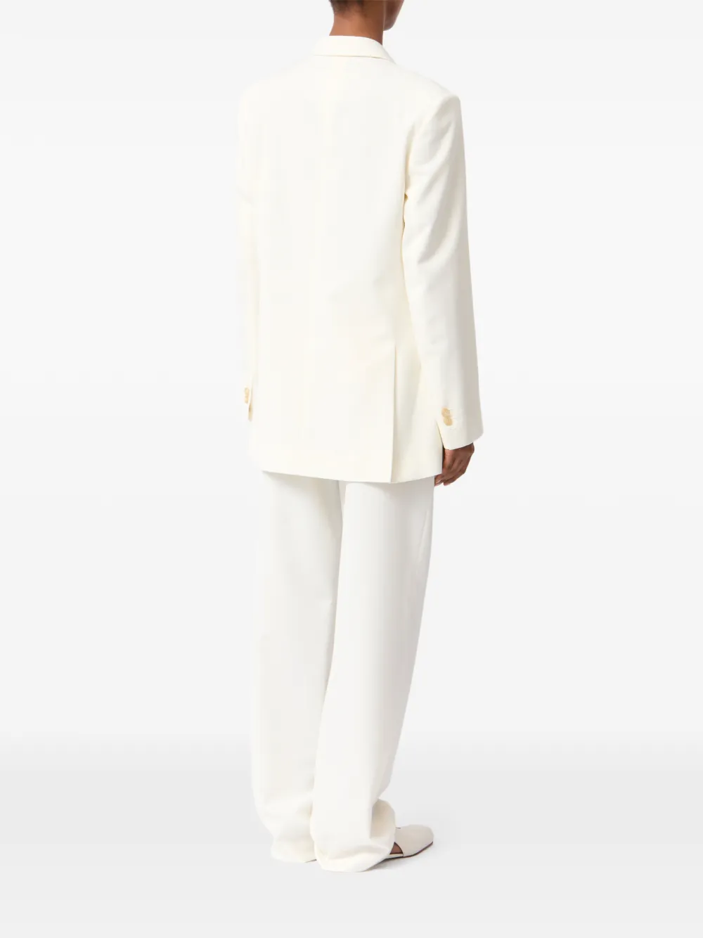 MM6 Maison Margiela Jack met dubbele rij knopen Beige