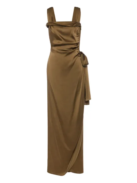 Maison Margiela draped-detail asymmetric gown
