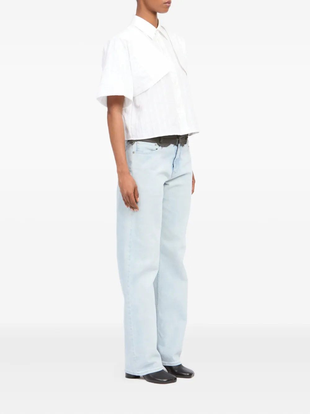 MM6 Maison Margiela Blouse met korte mouwen Wit