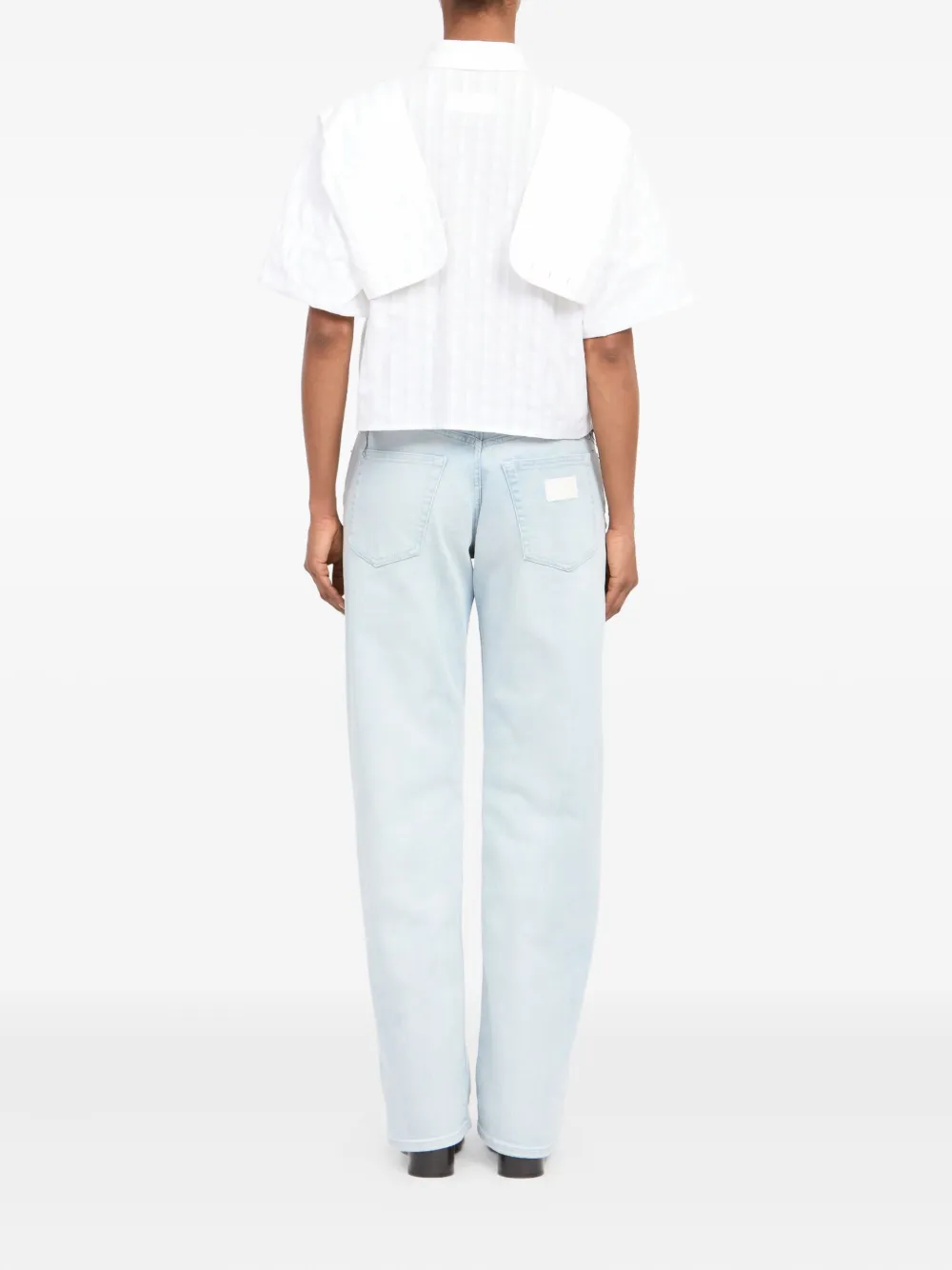 MM6 Maison Margiela Blouse met korte mouwen Wit