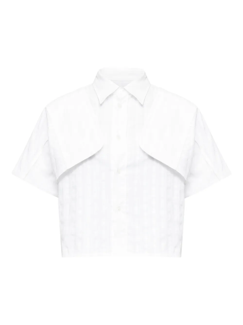 MM6 Maison Margiela Kurzärmeliges Hemd - Weiß