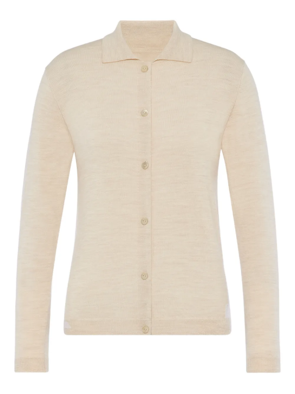 Maison Margiela Cardigan in maglia fine - Toni neutri