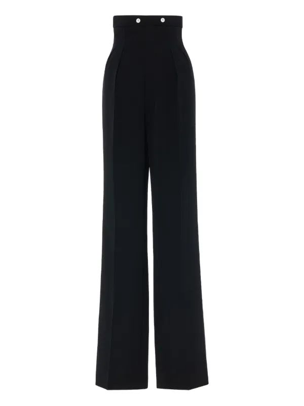Maison Margiela Virgin Wool Pants in Black