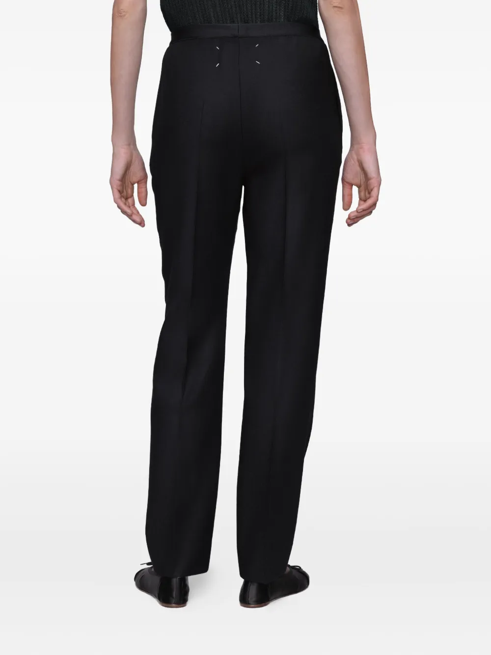 Maison Margiela Pantalon met stiksels Zwart