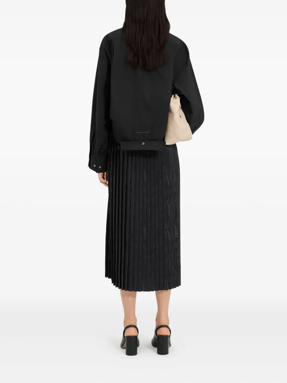 MM6 Maison Margiela Blouse met knopen Zwart