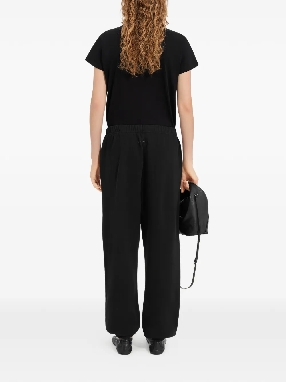 MM6 Maison Margiela Trainingsbroek met labeldetail Zwart
