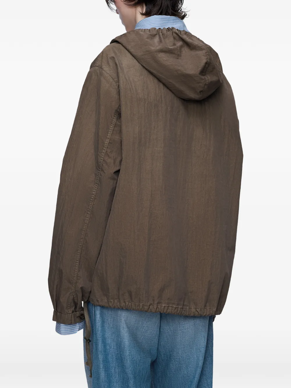 Maison Margiela Katoenen jack Bruin