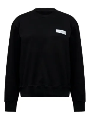 Alexander Wang ロゴ スウェットシャツ | ブラック | FARFETCH JP
