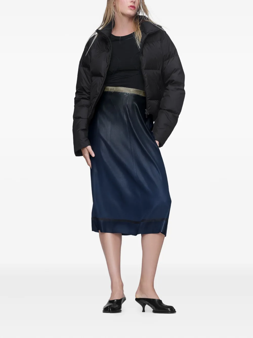 Maison Margiela Seam-detail T-shirt In Black