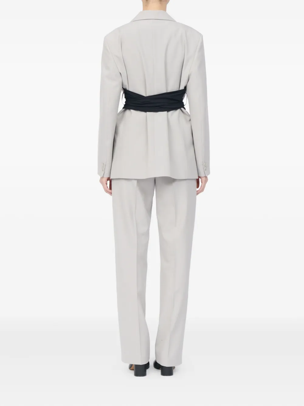 MM6 Maison Margiela Blazer met lange mouwen Grijs