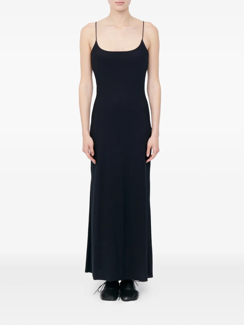 MM6 Maison Margiela Maxi-jurk met spaghettibandjes - Zwart
