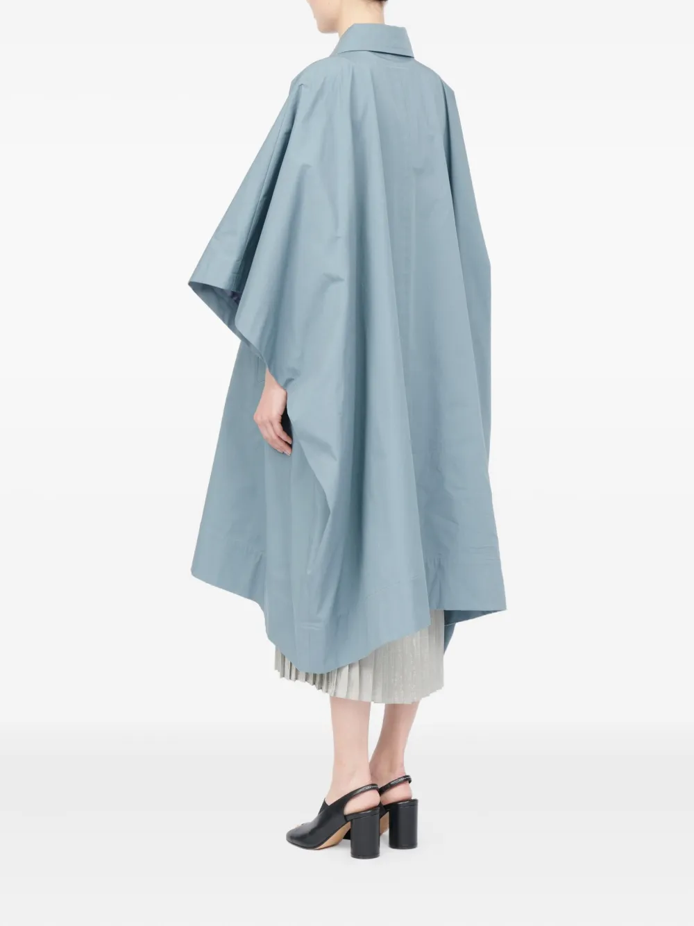MM6 Maison Margiela Jas met kraag Blauw