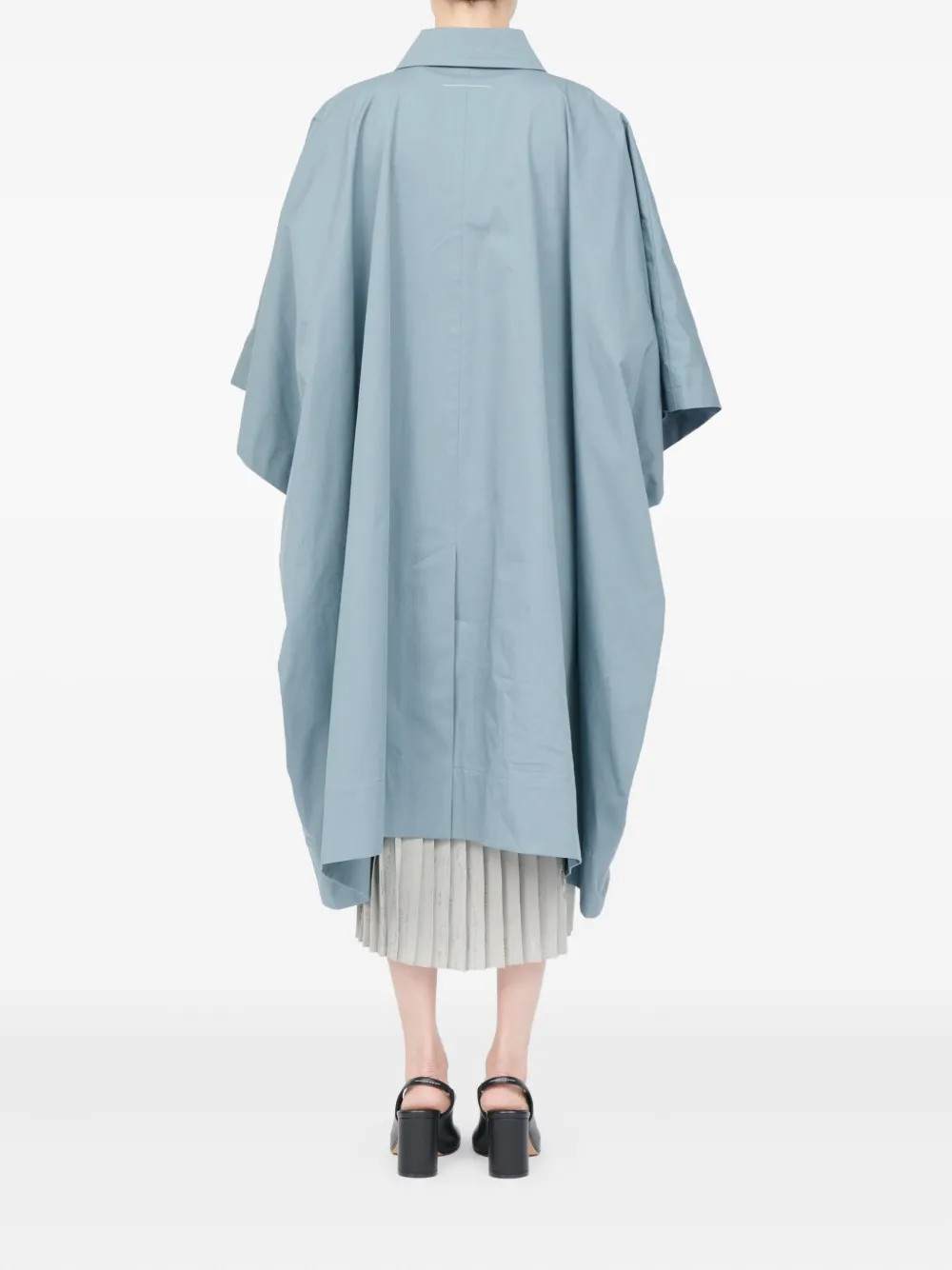 MM6 Maison Margiela Jas met kraag Blauw
