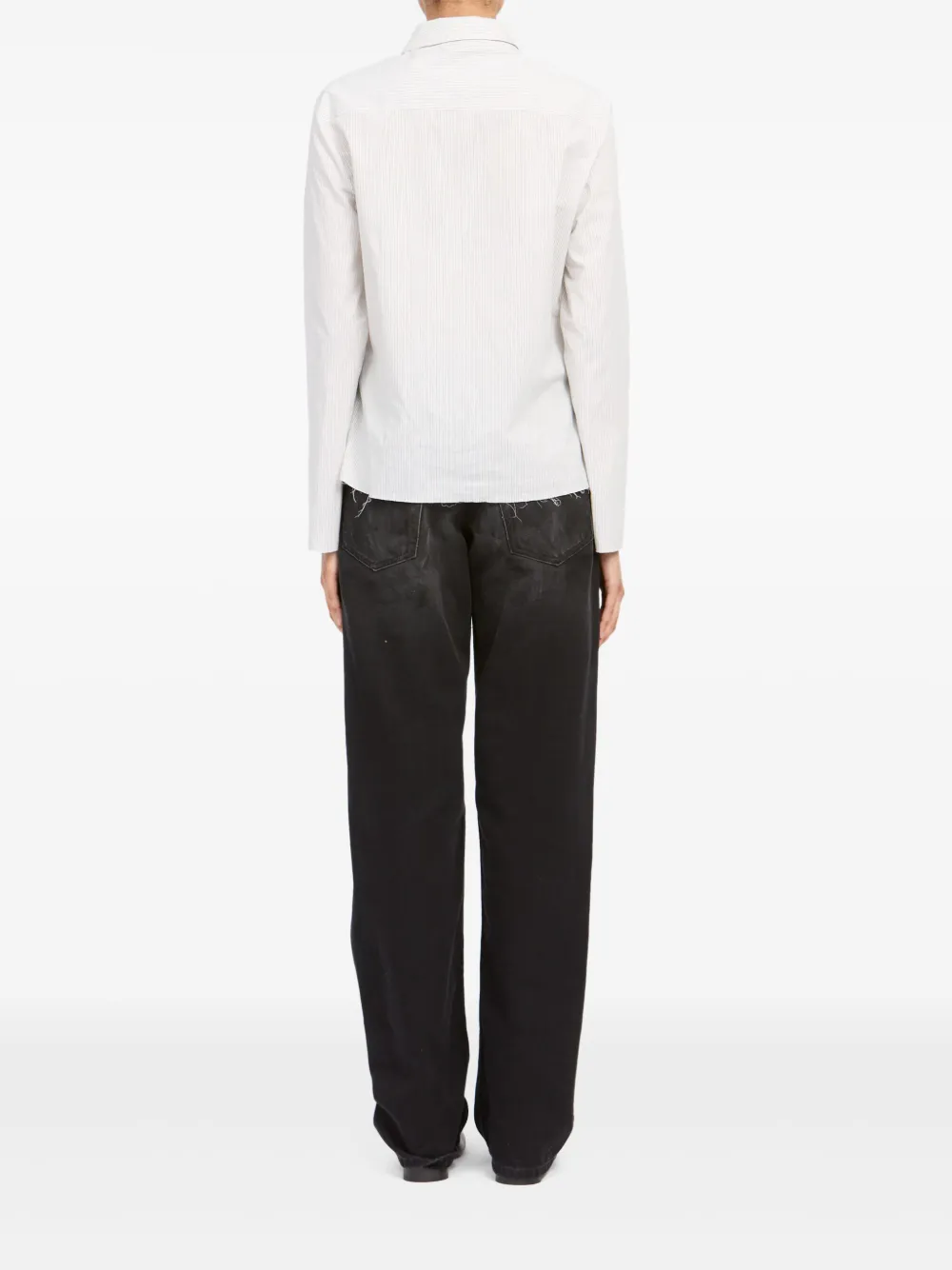 Striped Long-Sleeved Shirt