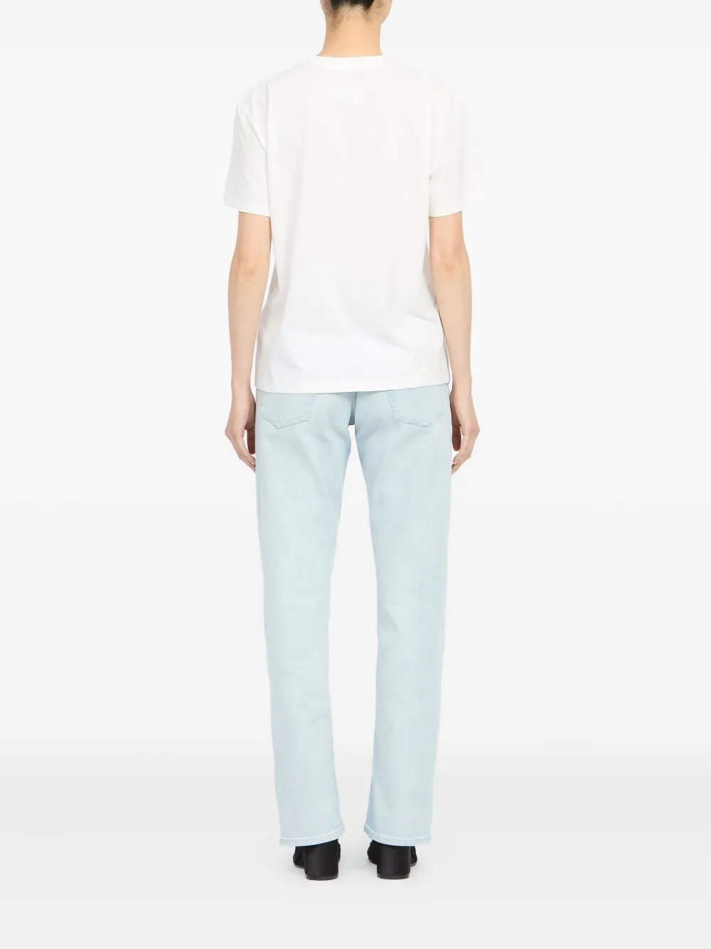 MM6 Maison Margiela T-shirt met ronde hals Wit