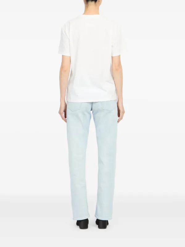 MM6 Maison Margiela Spray Paint T-shirt | White | FARFETCH CA