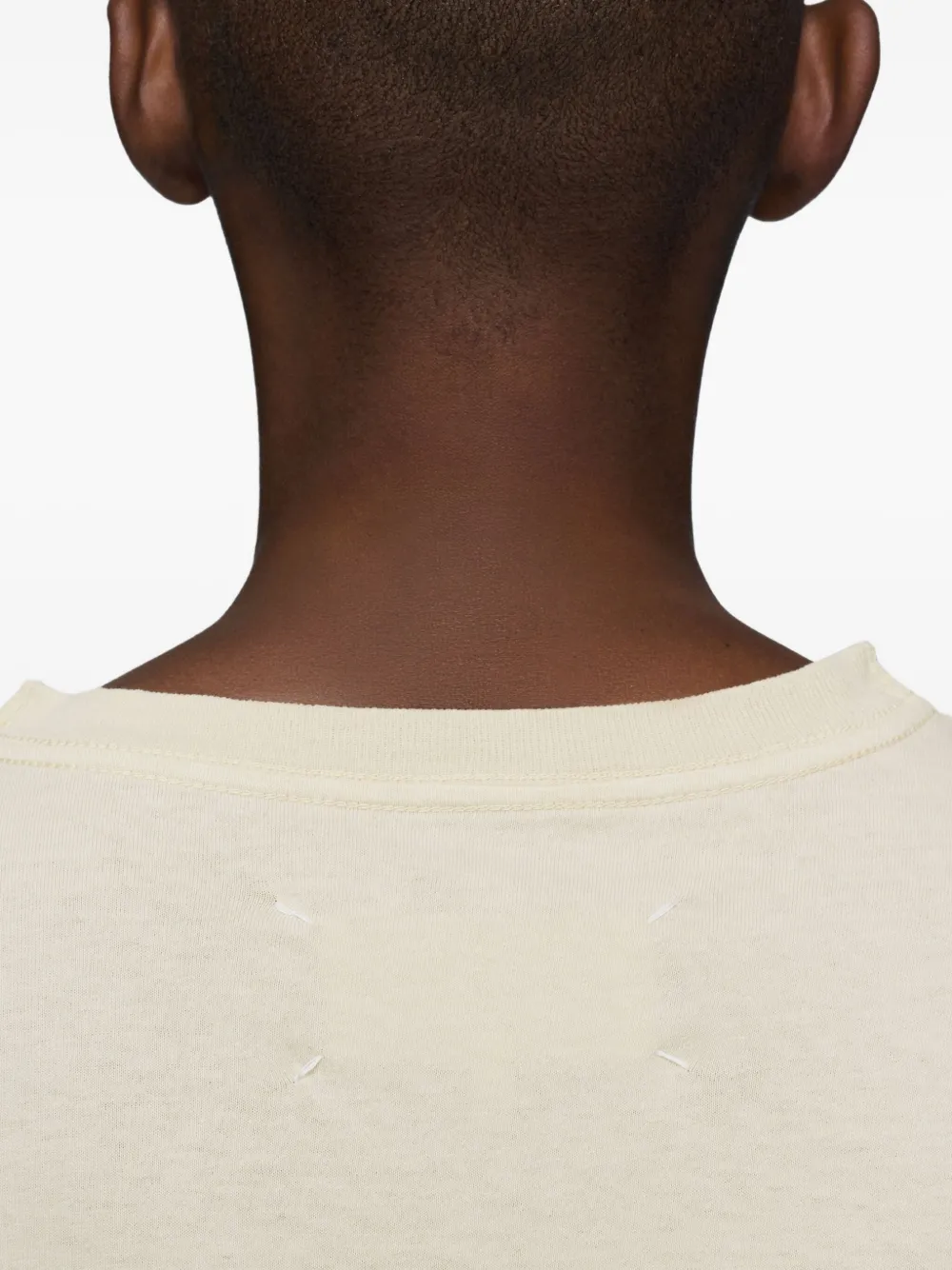 Maison Margiela Numeric Cotton T Shirt Graphic Print In Neutral