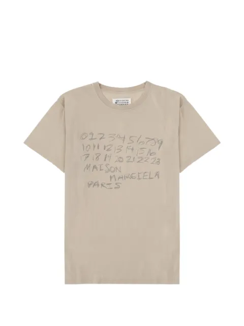 Maison Margiela numeric logo-print T-shirt