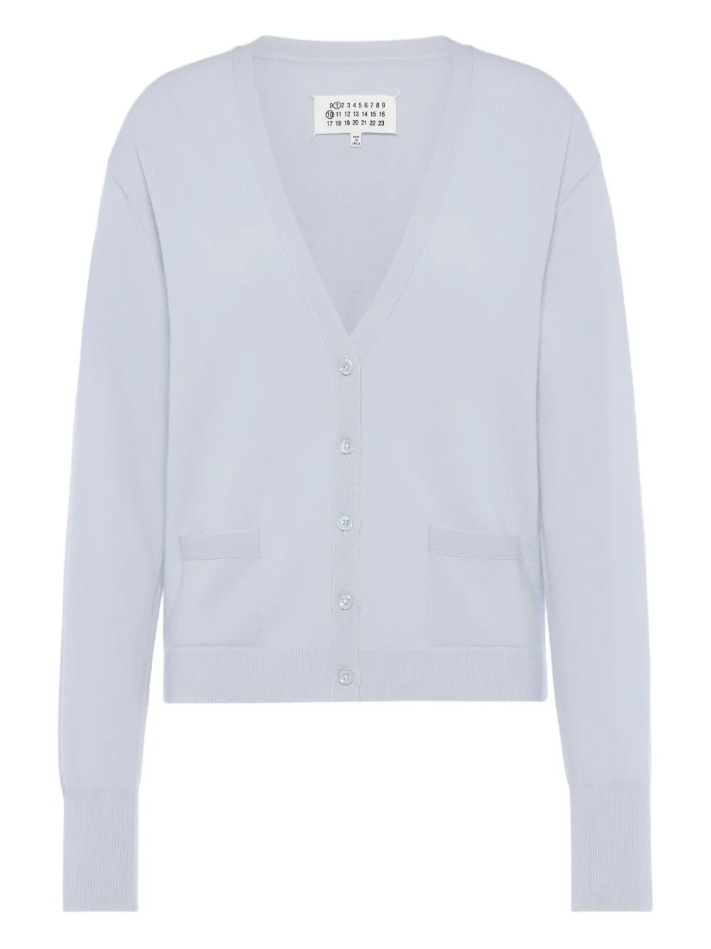 Maison Margiela Klassischer Cardigan - Blau