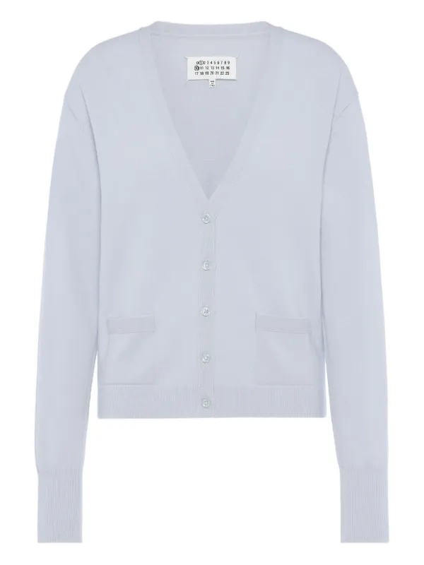 Maison Margiela ウール カーディガン | ブルー | FARFETCH JP