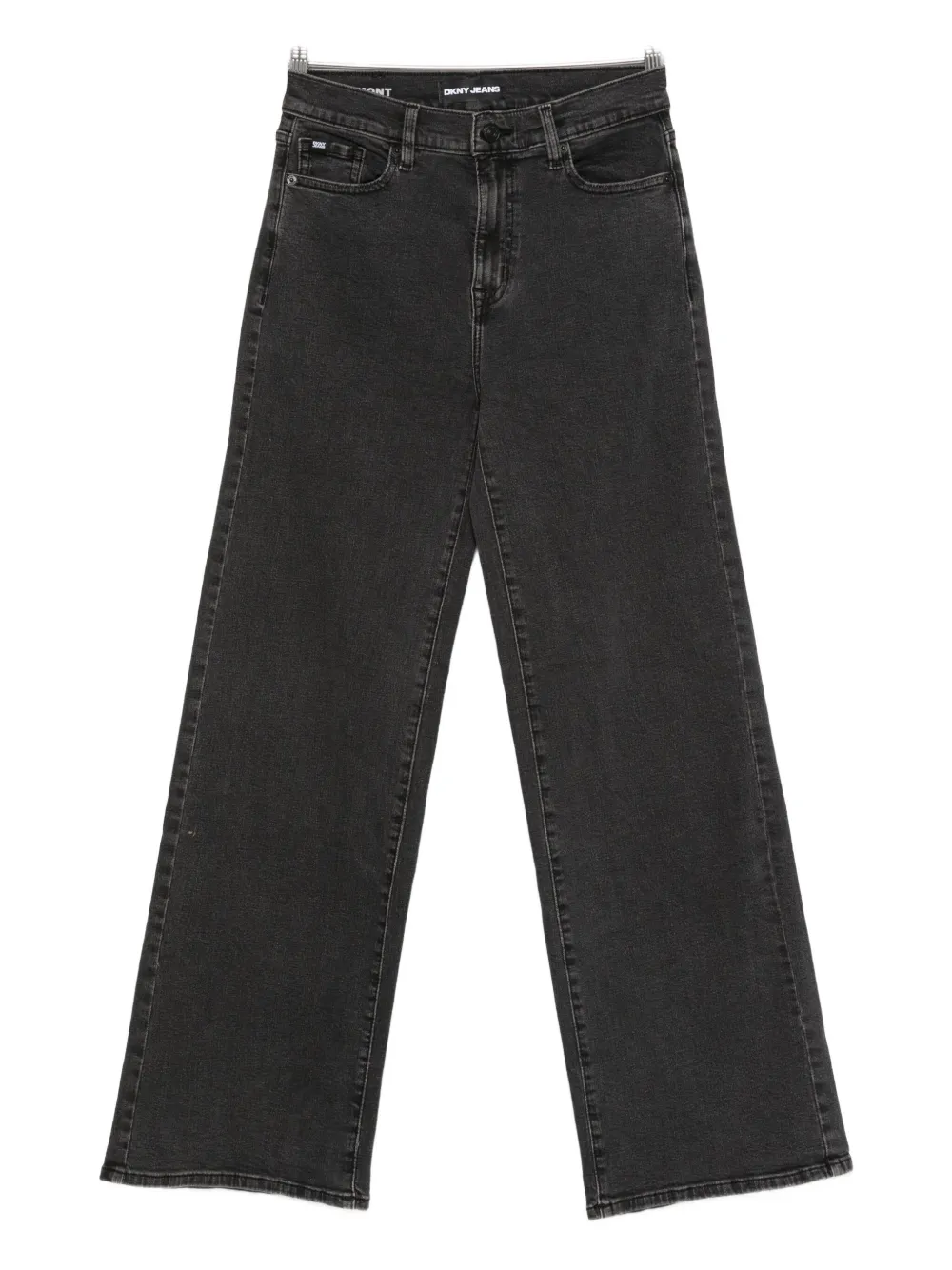 Dkny Straigh-leg Jeans In Black