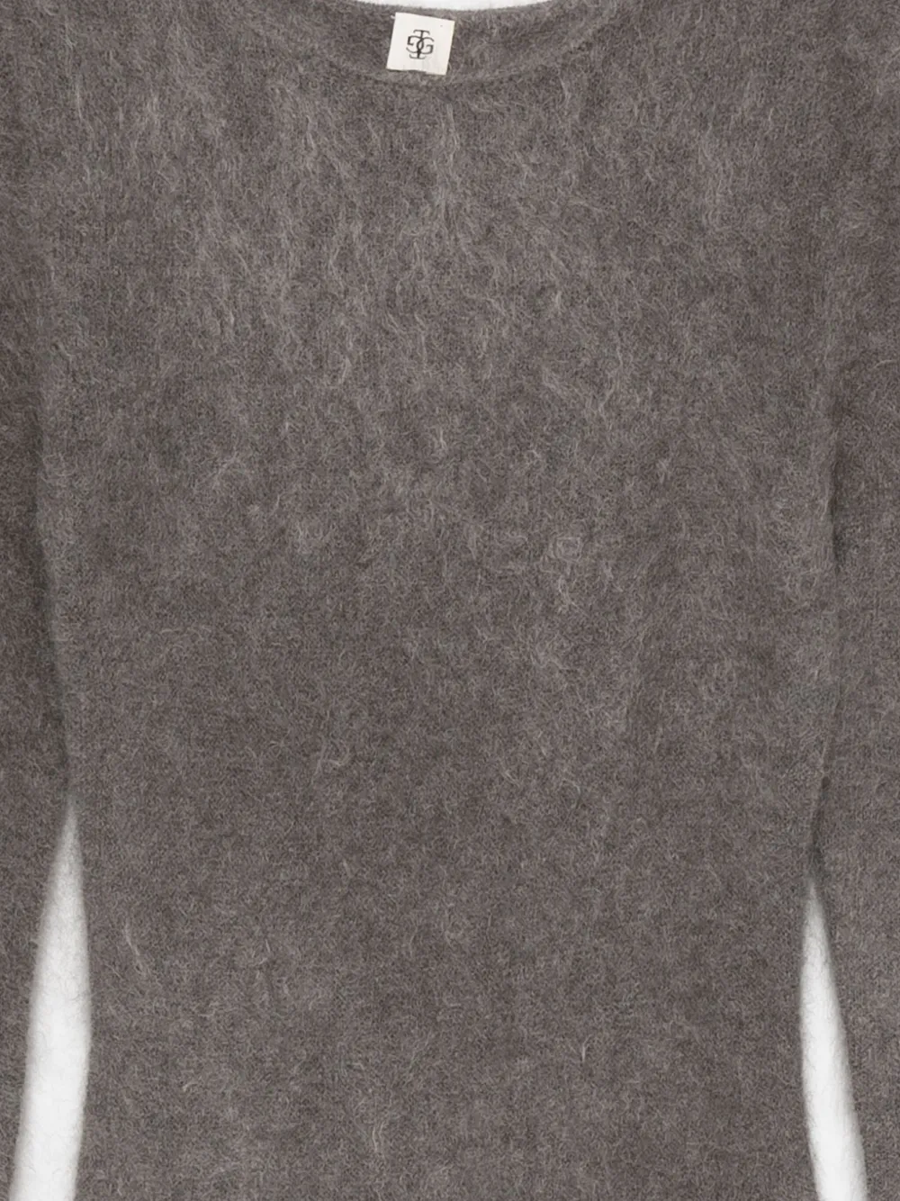 The Garment Long-sleeved Maxi Dress In Gray
