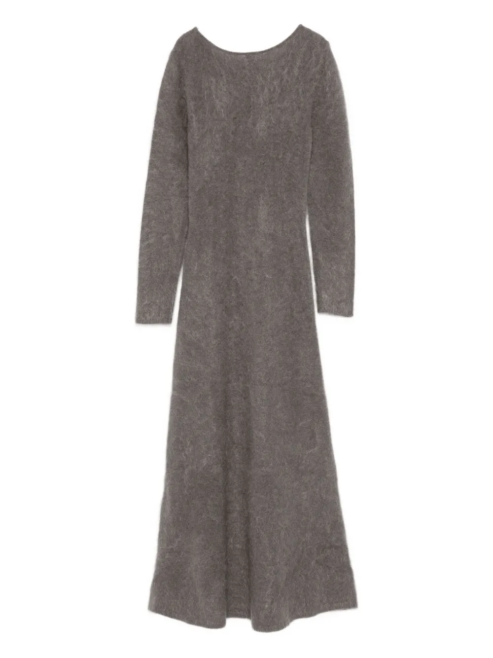 The Garment Long-sleeved Maxi Dress In Gray