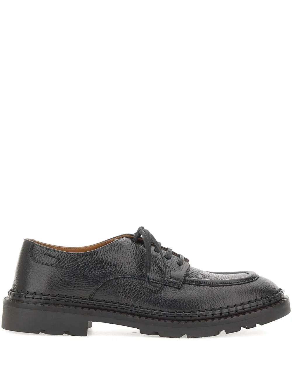 Alexander Hotto derbies en cuir cousues à la main | noir | Image 1