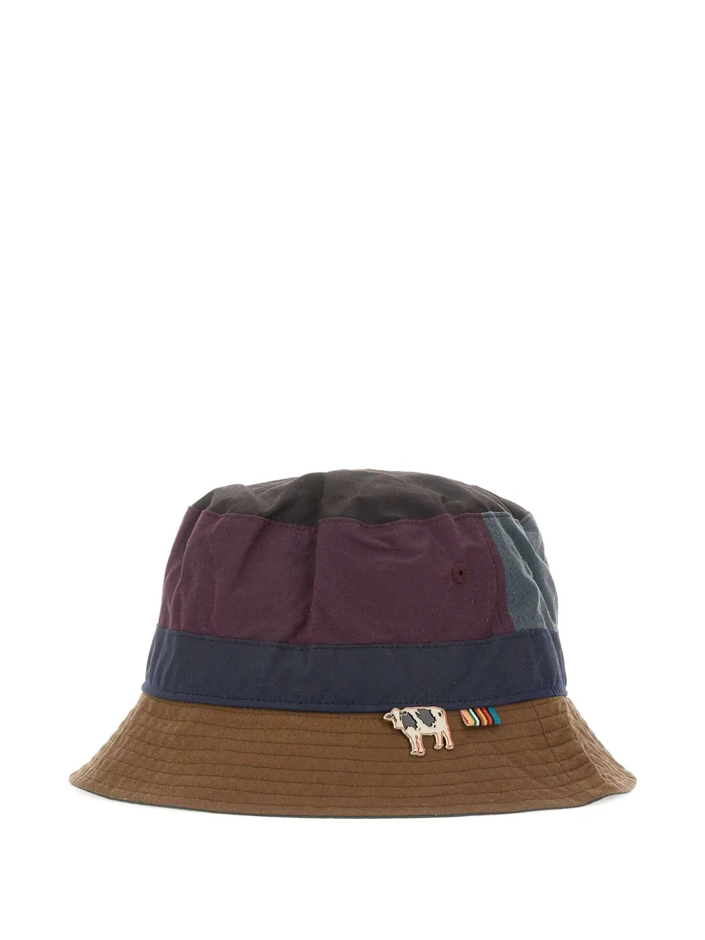 CHIARA D'ESTE x Paul Smith panelled logo bucket hat - Bruin