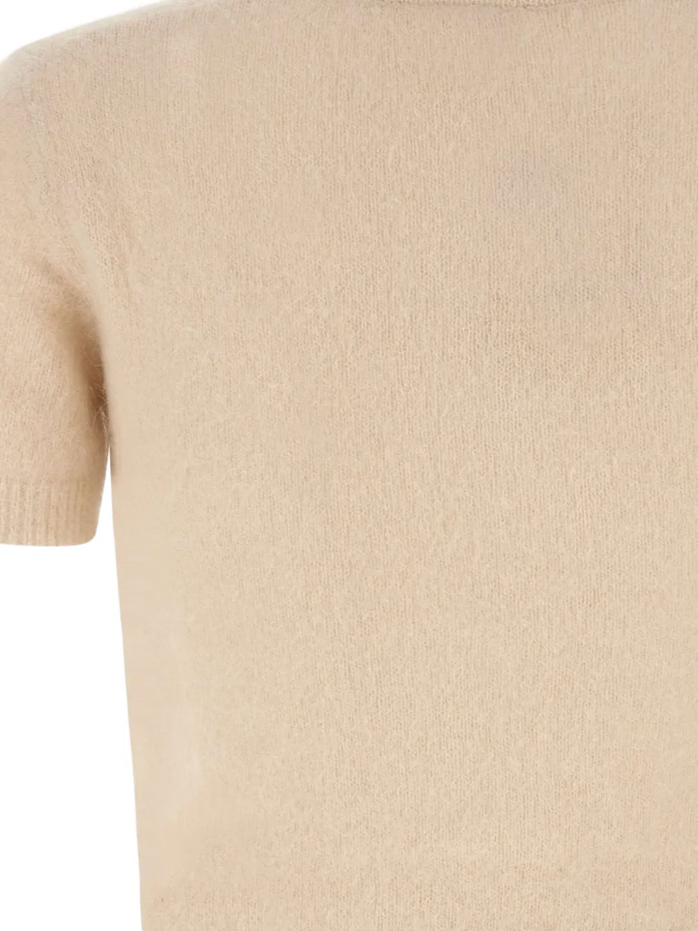 The Garment Buttoned Short-sleeve Roma Mini Knitwear In Neutral