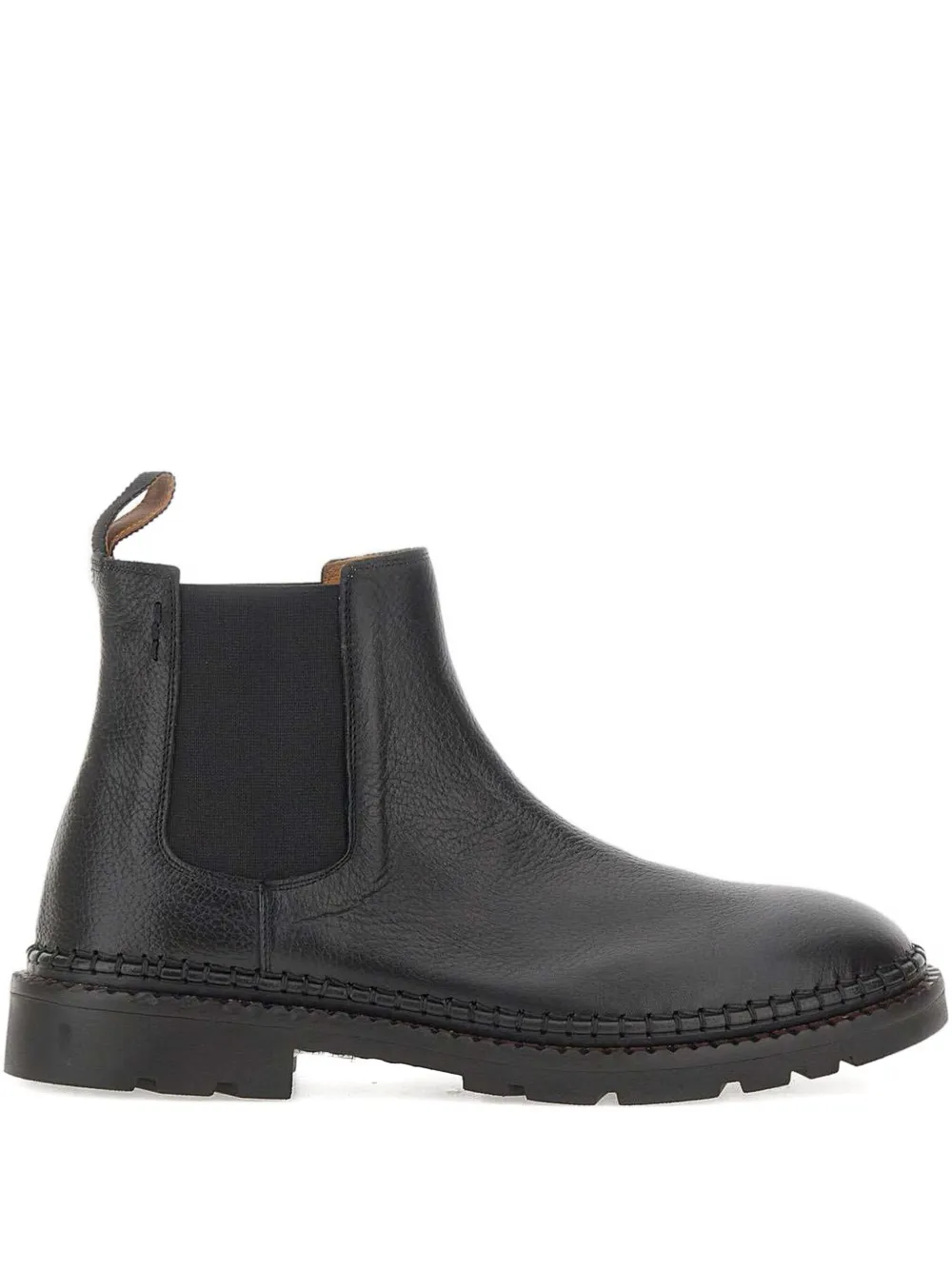 Alexander Hotto hand-stitched pull-tab Chelsea boots | Black | Image 1