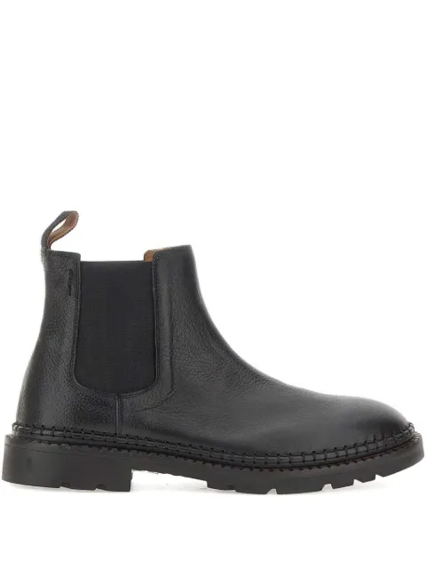 Alexander Hotto hand-stitched pull-tab Chelsea boots