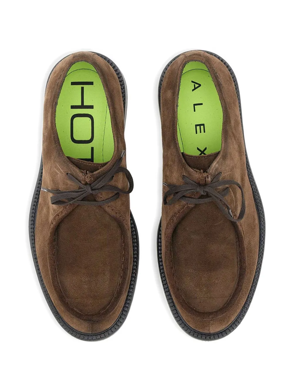 Alexander Hotto Tony extra telato 3691 handgestikte derby schoenen Bruin