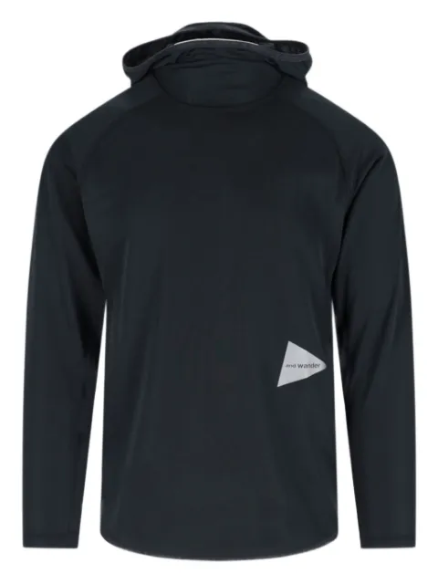 and Wander logo-print hoodie