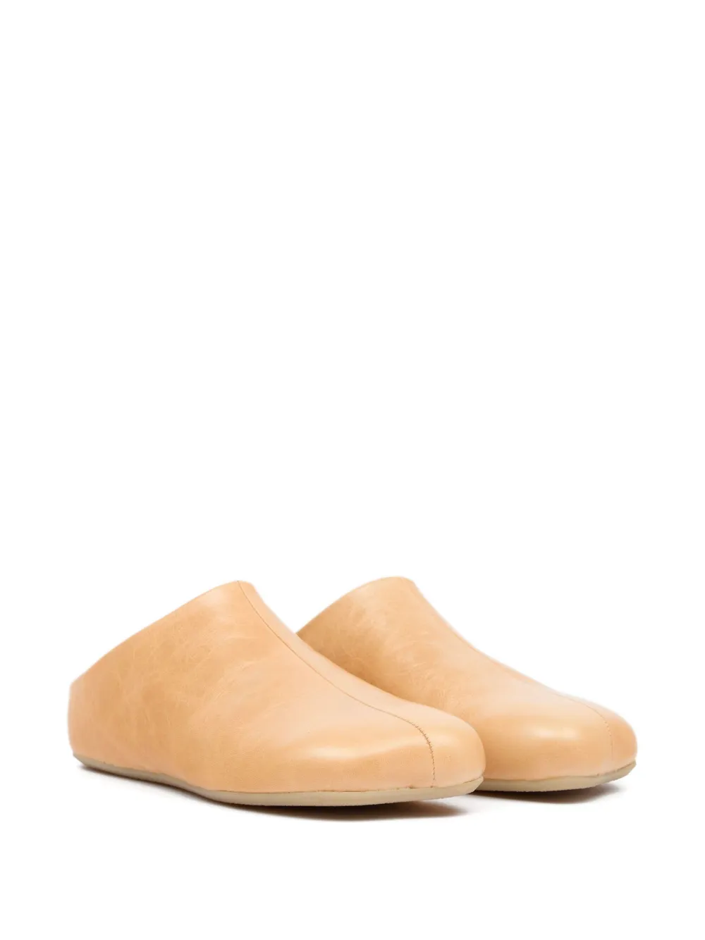 MM6 Maison Margiela Slippers met vierkante neus - Beige