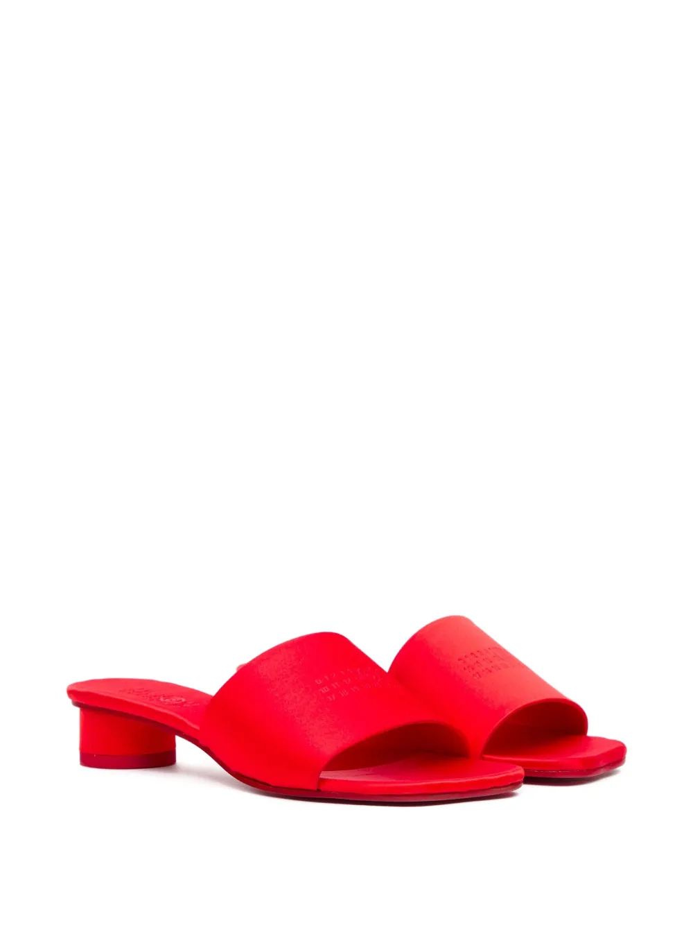 MM6 Maison Margiela Sandalen met blokhak Rood