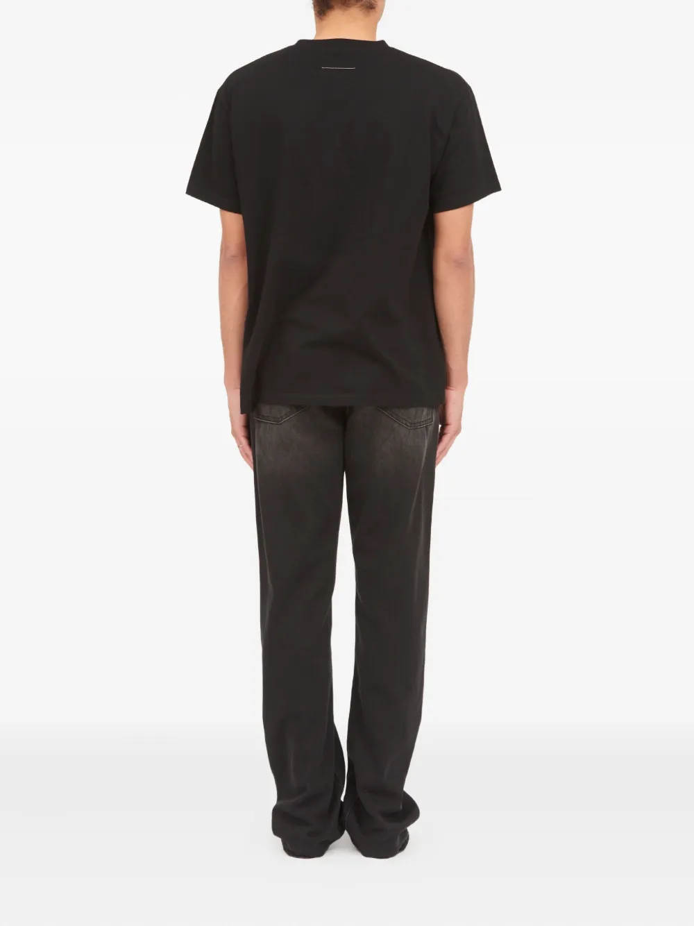 MM6 Maison Margiela T-shirt met ronde hals Zwart