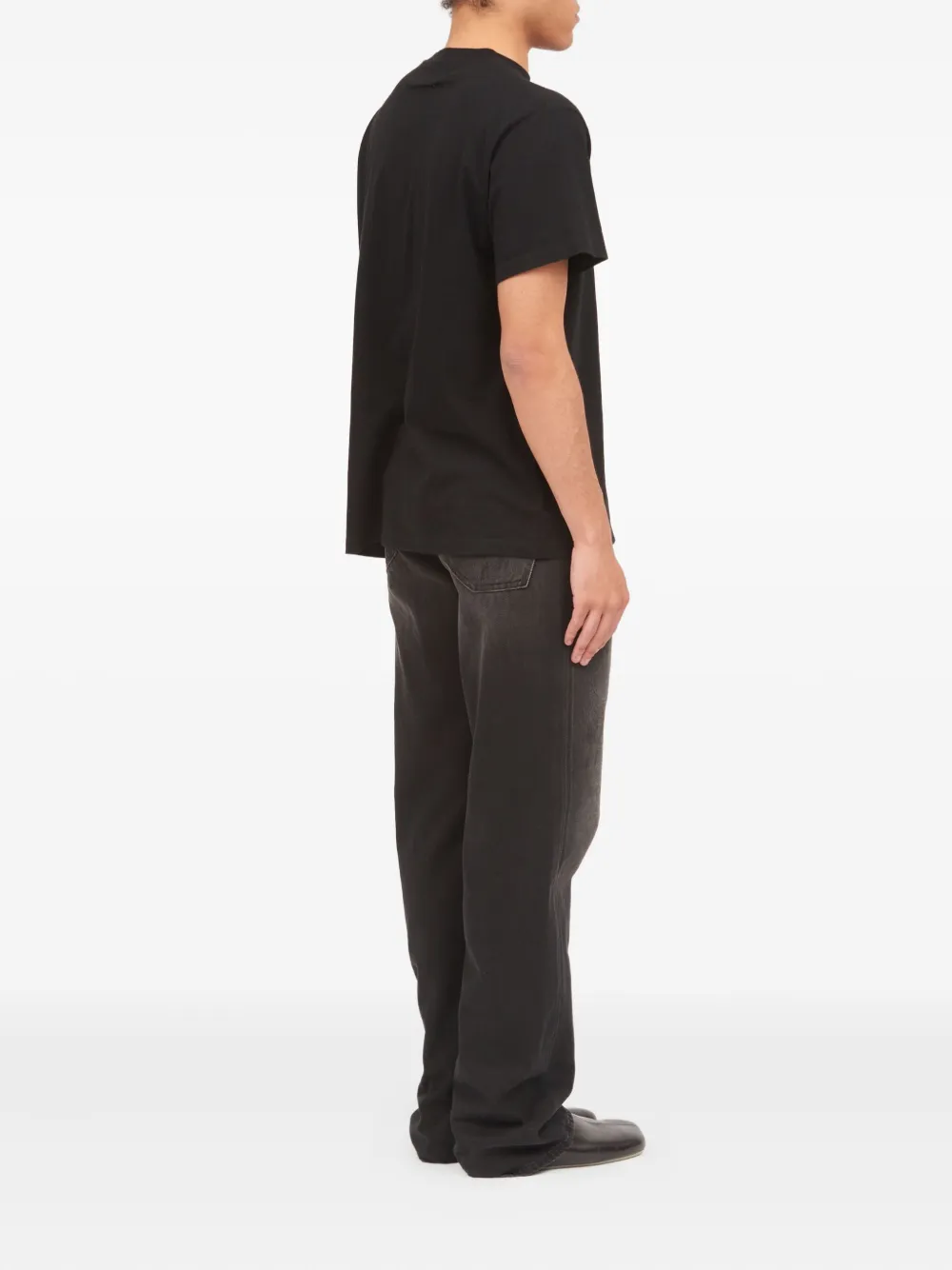 MM6 Maison Margiela T-shirt met ronde hals Zwart