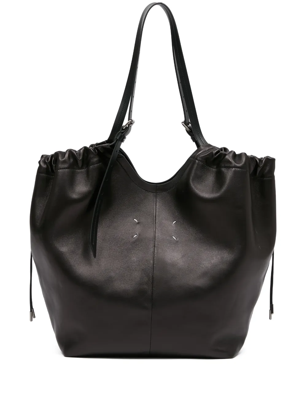 バッグ Maison Martin Margiela Tote Maison Margiela Drawstring Tote Bag | Black | FARFETCH CA