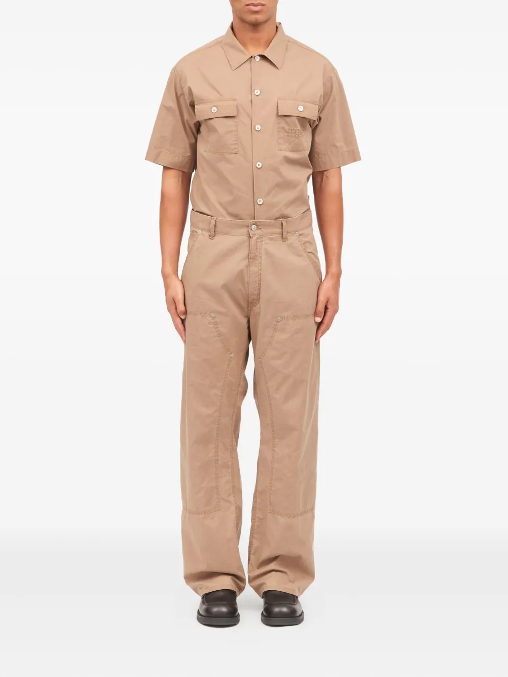 MM6 Maison Margiela Katoenen jeans met vijf zakken Beige