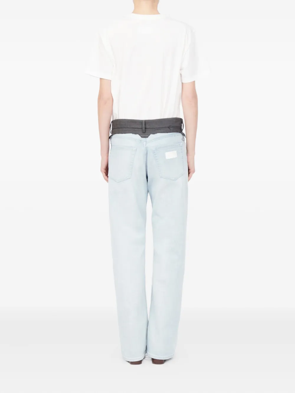 MM6 Maison Margiela Pantalon met 5 zakken Blauw