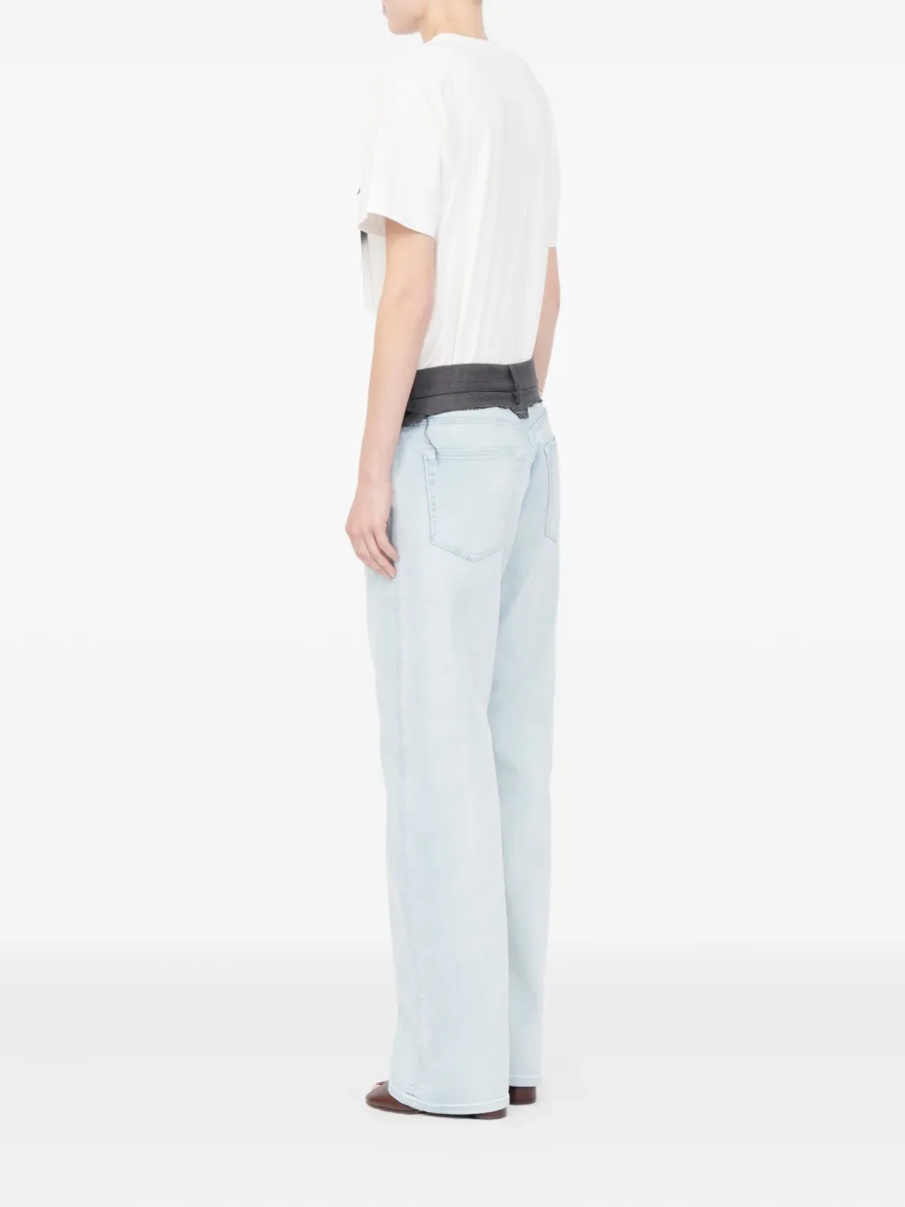 MM6 Maison Margiela Pantalon met 5 zakken Blauw