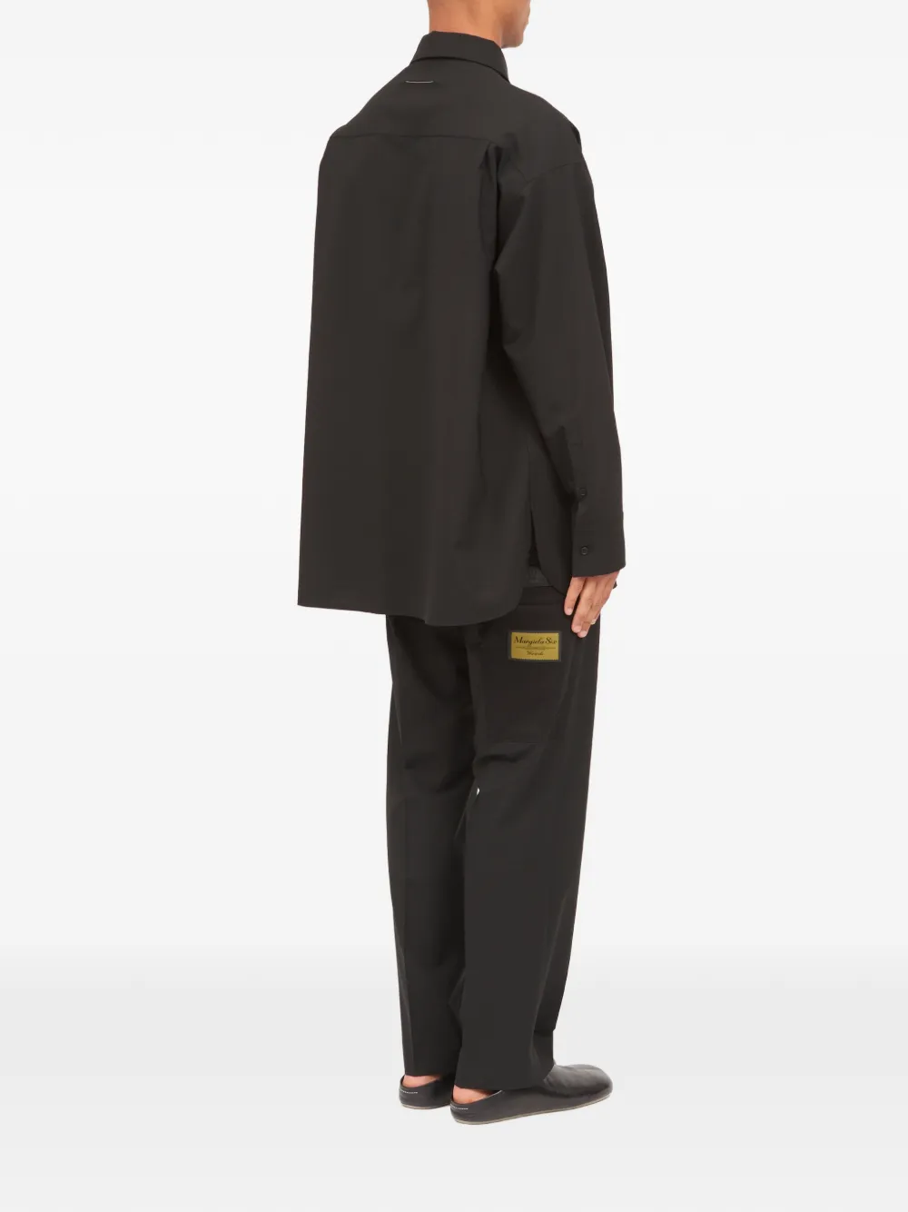MM6 Maison Margiela Overhemd met lange mouwen Zwart