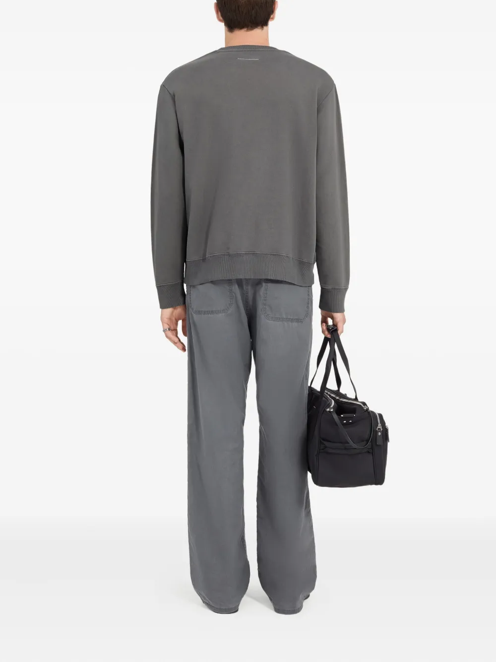 MM6 Maison Margiela Trui met zakdetail Grijs
